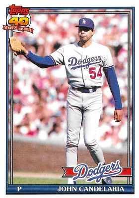 Candelaria, John / 1991 Los Angeles Dodgers / Topps #17T