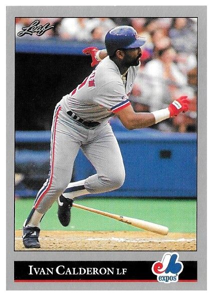Calderon, Ivan / 1992 Montreal Expos / Leaf #283