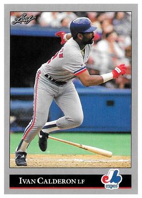 Calderon, Ivan / 1992 Montreal Expos / Leaf #283