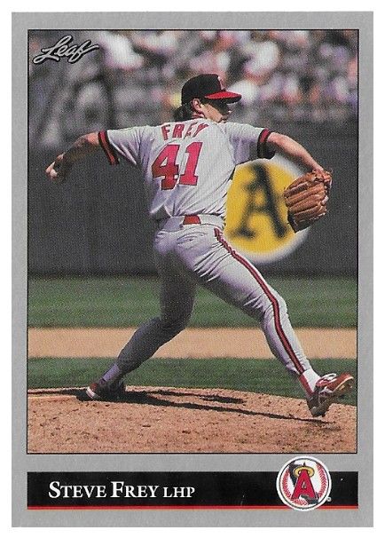 Frey, Steve / 1992 California Angels / Leaf #418