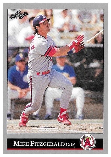 Fitzgerald, Mike / 1992 California Angels / Leaf #371