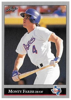 Fariss, Monty / 1992 Texas Rangers / Leaf #354