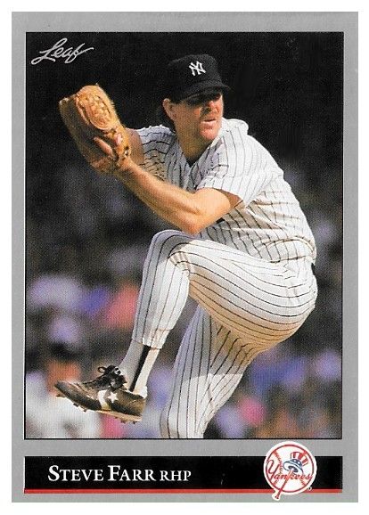 Farr, Steve / 1992 New York Yankees / Leaf #20