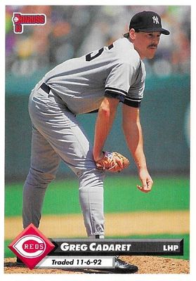 Cadaret, Greg / 1993 Cincinnati Reds / Donruss #610
