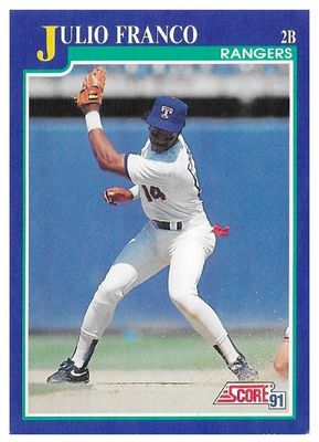 Franco, Julio / 1991 Texas Rangers / Score #493