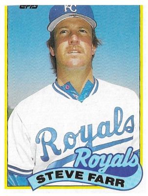Farr, Steve / 1989 Kansas City Royals / Topps #507