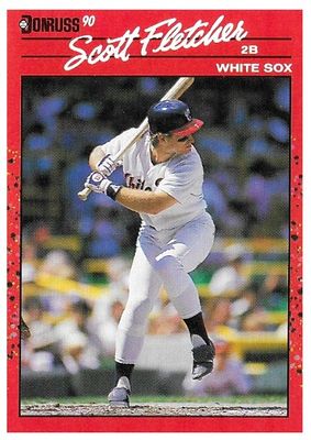 Fletcher, Scott / 1990 Chicago White Sox / Donruss #455