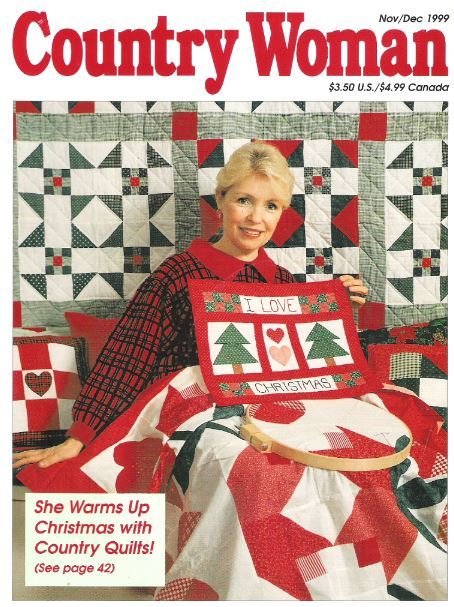 Country Woman / She Warms Up Christmas with Country Quilts! / November - December | Magazine (1999)