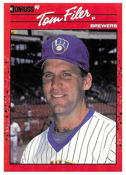 Filer, Tom / 1990 Milwaukee Brewers / Donruss #687