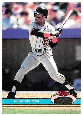 Felder, Mike / 1991 San Francisco Giants / Stadium Club #307