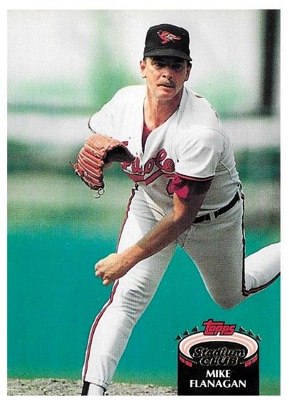 Flanagan, Mike / 1992 Baltimore Orioles / Stadium Club #30