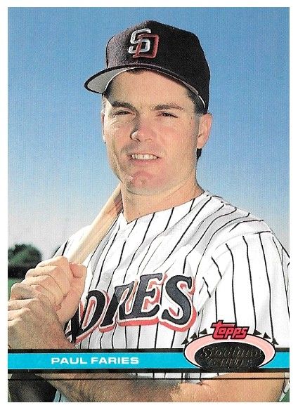 Faries, Paul / 1991 San Diego Padres / Stadium Club #557