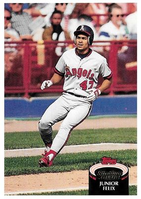 Felix, Junior / 1992 California Angels / Stadium Club #141