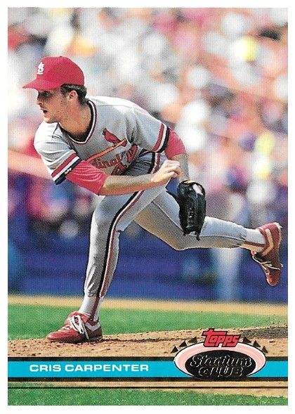 Carpenter, Cris / 1991 St. Louis Cardinals / Stadium Club #499