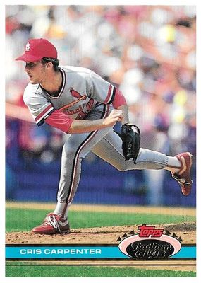 Carpenter, Cris / 1991 St. Louis Cardinals / Stadium Club #499