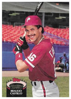 Castillo, Braulio / 1992 Philadelphia Phillies / Stadium Club #124