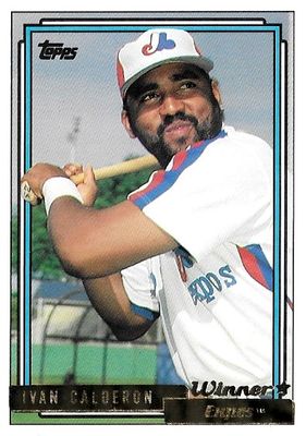 Calderon, Ivan / 1992 Montreal Expos / Topps #775