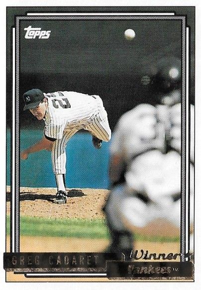 Cadaret, Greg / 1992 New York Yankees / Topps #18