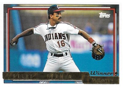 Fermin, Felix / 1992 Cleveland Indians / Topps #632