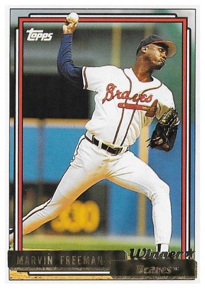 Freeman, Marvin / 1992 Atlanta Braves / Topps #68