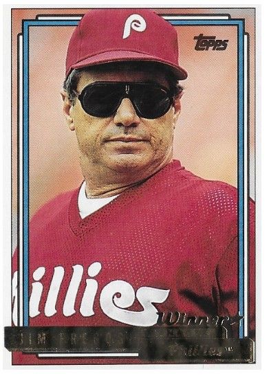 Fregosi, Jim / 1992 Philadelphia Phillies / Topps #669