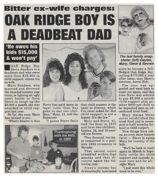Oak Ridge Boys / Oak Ridge Boy is a Deadbeat Dad / 1994