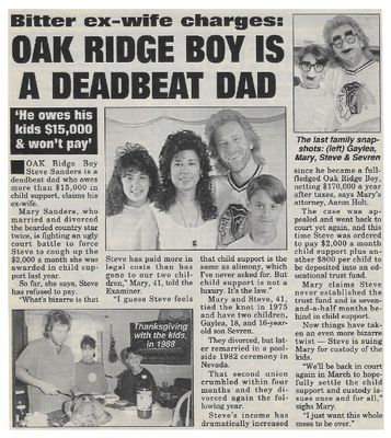 Oak Ridge Boys / Oak Ridge Boy is a Deadbeat Dad / 1994