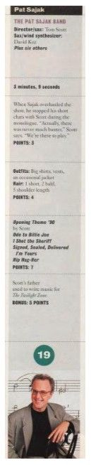 Scott, Tom / The Pat Sajak Band / 1990