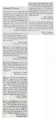 O&#39;Connor, Sinead / 8 Reader Letters / 1993