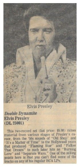 Presley, Elvis / Double Dynamite / 1975