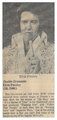 Presley, Elvis / Double Dynamite / 1975