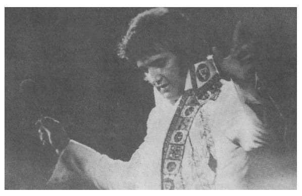 Presley, Elvis / On Stage-Looking Down / 1970s