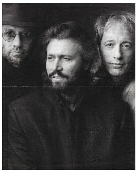 Bee Gees / Closeup-Barry in Center Looking to His Right / 1992