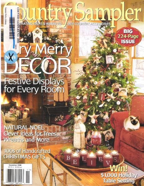 Country Sampler / Very Merry Decor / November | Magazine (2008)