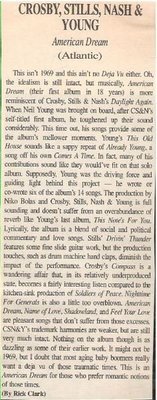 Crosby, Stills, Nash + Young / American Dream - Album Review #1 | Clipping (1989)