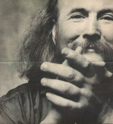 Crosby, David / David Closeup, Hands Together | Magazine Photo (1985)