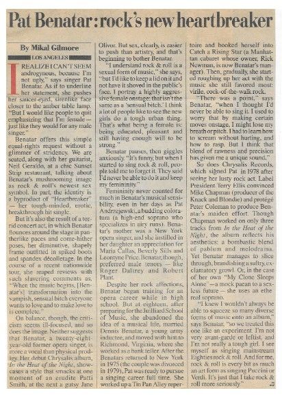 Benatar, Pat / Rock&#39;s New Heartbreaker / 1979