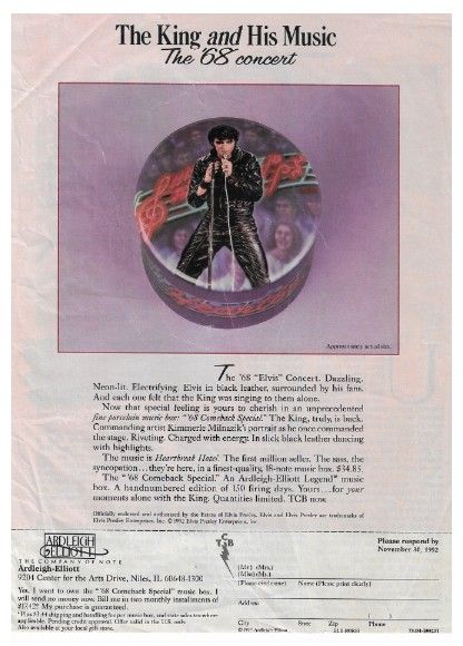 Presley, Elvis / The '68 Comeback Special Music Box / 1992