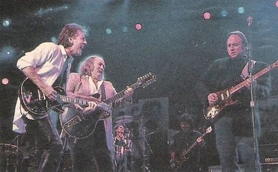 Crosby, Stills + Nash / On Stage, Graham On Left | Magazine Photo (1988)