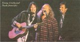 Young, Neil / On Stage with David Crosby + Graham Nash, Neil at Left | Magazine Photo (1989)