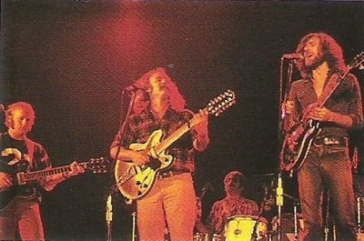 Crosby, Stills + Nash / Live in Uniondale, NY - Stephen at Left | Magazine Photo (1974)