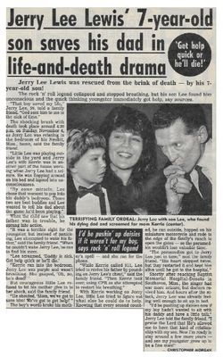 Lewis, Jerry Lee / 7-Year-Old Son Saves His Dad / 1994