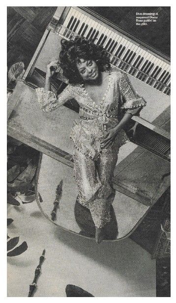 Ross, Diana / A Sequined Diana Ross Puttin&#39; on the Glitz