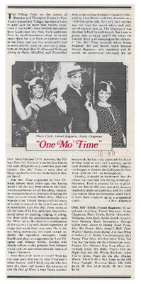Original Cast / One Mo' Time / 1980