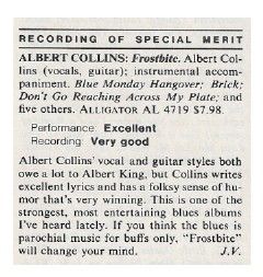 Collins, Albert / Frostbite / 1980