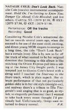 Cole, Natalie / Don't Look Back / 1980