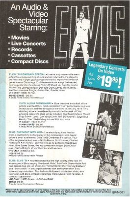 Presley, Elvis / An Audio + Video Spectacular | Advertisement