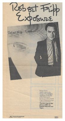 Fripp, Robert / Exposure / 1979