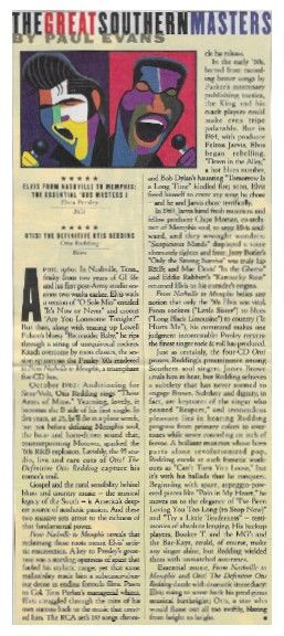 Presley, Elvis / Elvis From Nashville to Memphis / 1993 / with Otis Redding