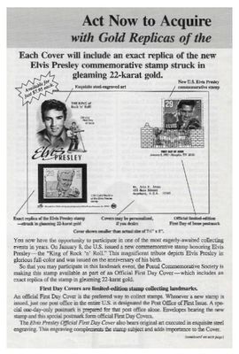 Presley, Elvis / U.S. First Day Covers / 1993